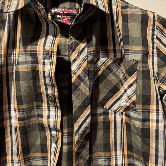 Tony Hawk Long Sleeve Flannel Size 7 - Picture 3 of 5